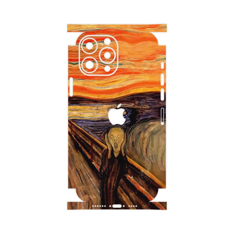 برچسب پوششی ماهوت مدل The Scream of Munch-FullSkin مناسب برای گوشی موبایل اپل iPhone 13 Pro Max