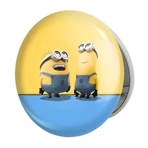 آینه جیبی خندالو طرح مینیون ها Minions مدل تاشو کد 13732 