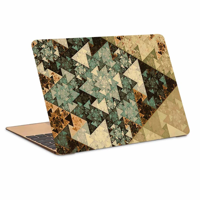 استیکر لپ تاپ طرح pattern triangles geometry کد N-469 مناسب برای لپ تاپ 15.6 اینچ