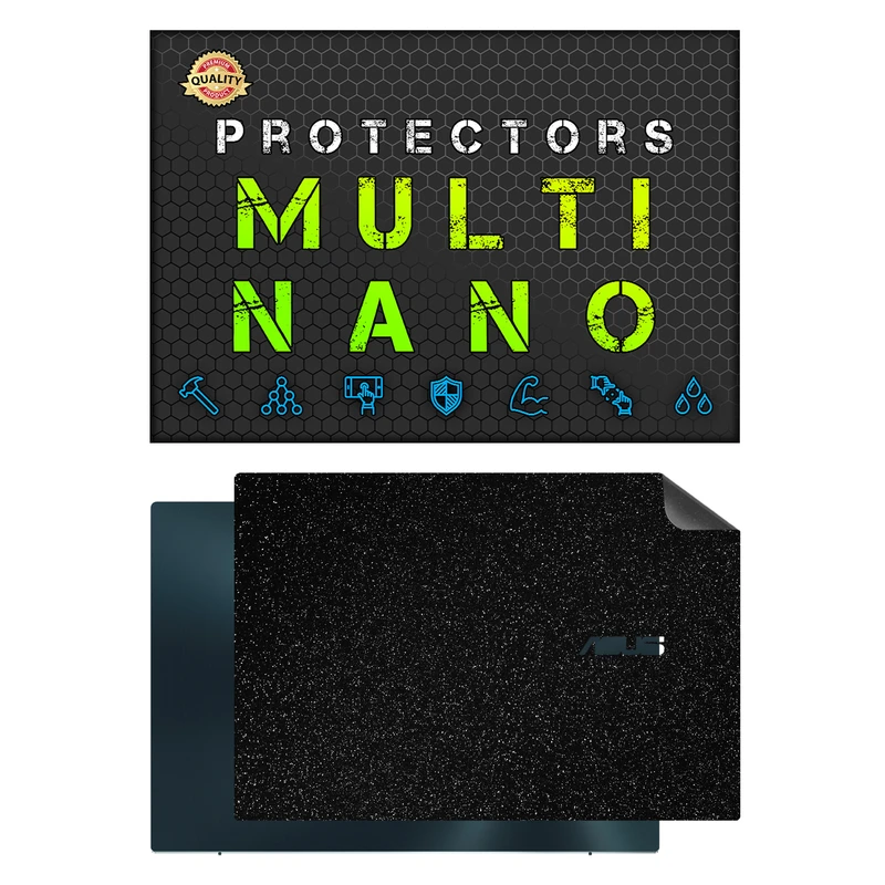 برچسب پوششی پشت لپ تاپ مولتی نانو طرح کهکشانی مدل X-F1G مناسب برای لپ تاپ ایسوس ZenBook Pro Duo 15 OLED UX582 15.6 inch 2021