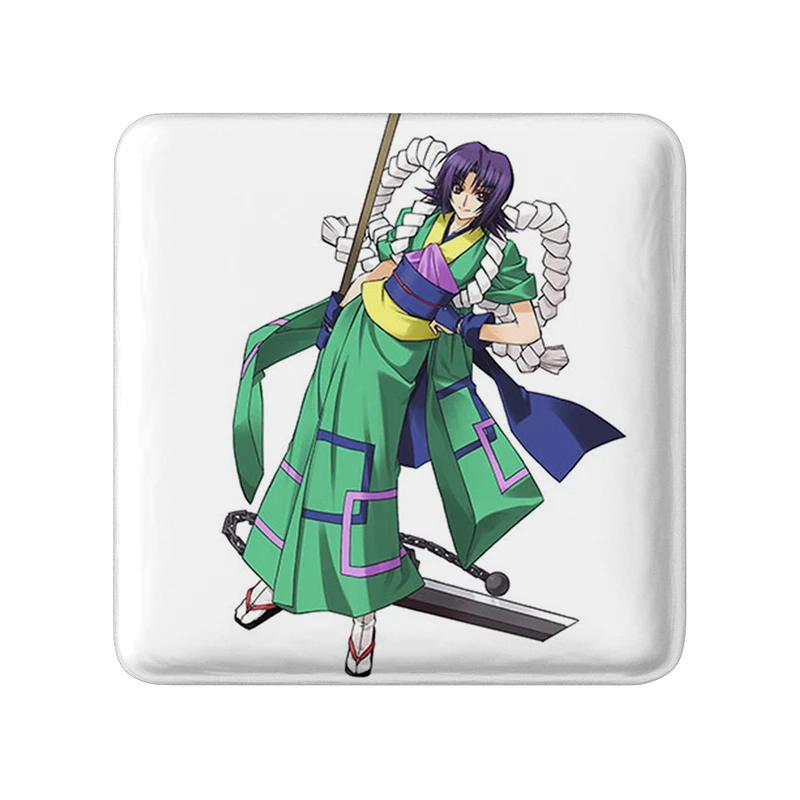 پیکسل خندالو طرح هونجو انیمه رورونی کنشین مدل مربعی کد 34918