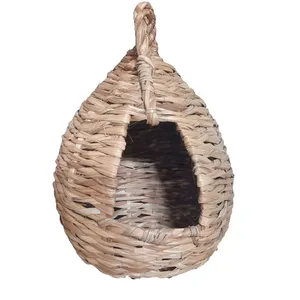 گلدان حصیری طرح لانه پرنده