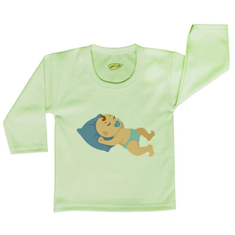تی شرت آستین بلند نوزادی کارانس مدل TLBG-3049