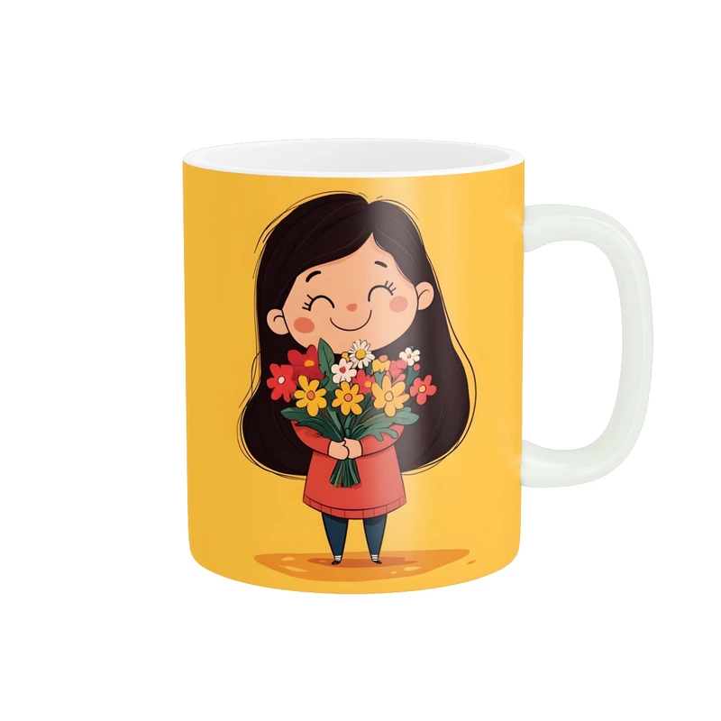 ماگ پاد آفرین طرح دخترک کد 3005