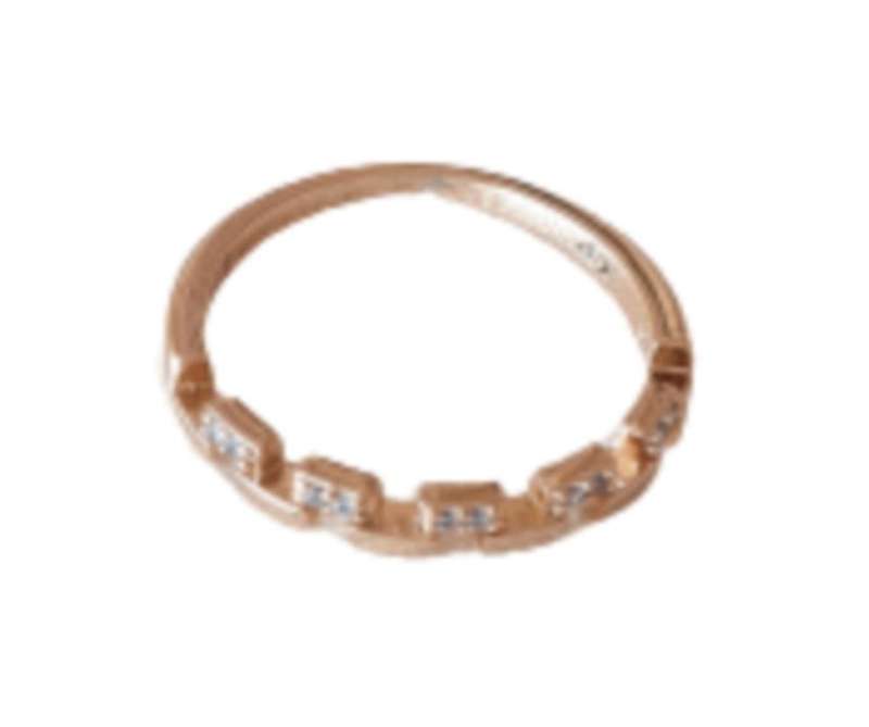 انگشتر زنانه ژوپینگ مدل نگینی مینیمال