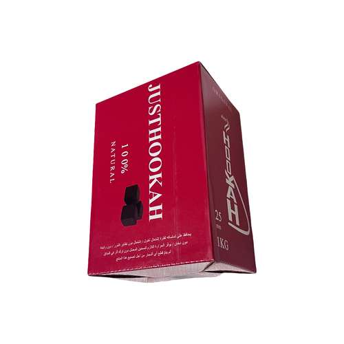  زغال جاست هوکا مدل پسته ای وزن 1 کیلو گرم 