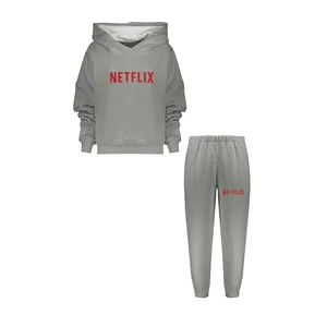 ست هودی و شلوار زنانه مدل netflix