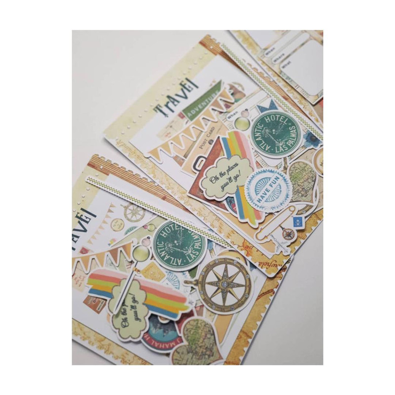 کارت پستال مدل مسافرتی اسکراپ بوک