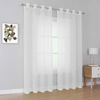  پرده مدل پانچ حریر ساده الگانت سایز 140x280 سانتی متر