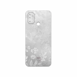 MAHOOT Silver-Wildflower Cover Sticker for OnePlus Nord N100