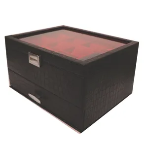 جعبه ساعت مدل 2 طبقه در شیشه ای 1400