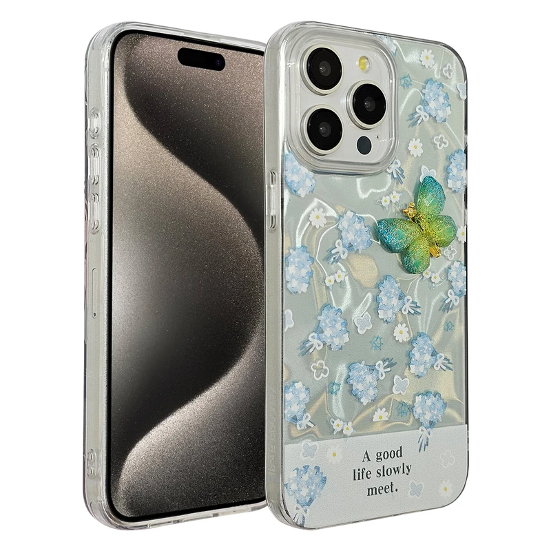 کاور یونیک کیس مدل butterfly کد 03 مناسب برای گوشی موبایل اپل Iphone 12promax