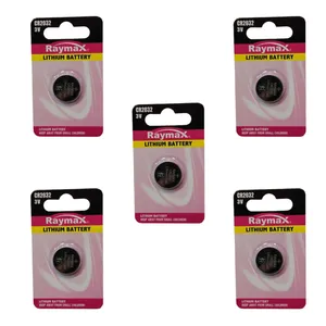 باتری سکه ای رایمکس مدل CR-2032 بسته ۵ عددی