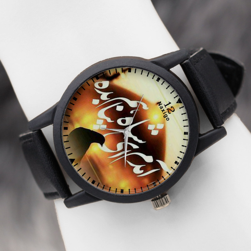 ساعت مچی عقربه ای ناکسیگو طرح آمدم ای شاه پناهم بده کد LF4273 ساعت مچی عقربه ای ناکسیگو طرح آمدم ای شاه پناهم بده کد LF4273