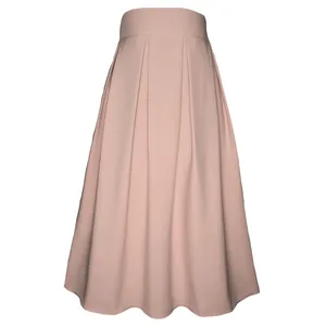 دامن زنانه مدل Dep95pe رنگ گلبهی