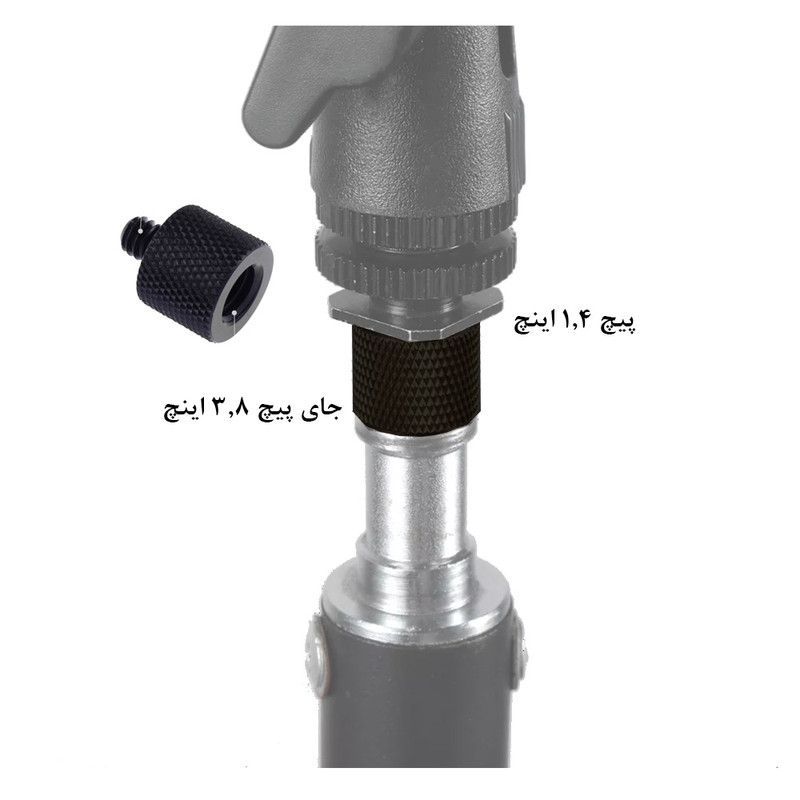 سر سه پایه پلوز مدل Adapter Screw
