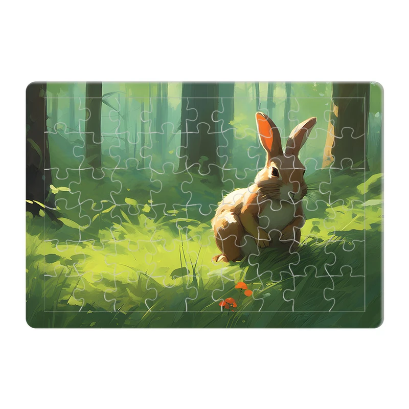 پازل 54 تکه هومرو مدل PL190 طرح انیمیشن پیتر خرگوشه