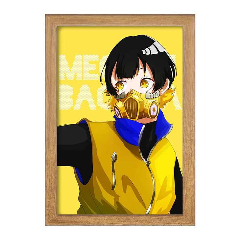 تابلو خندالو مدل مگورو انیمه بلو لاک Blue Lock کد 24392