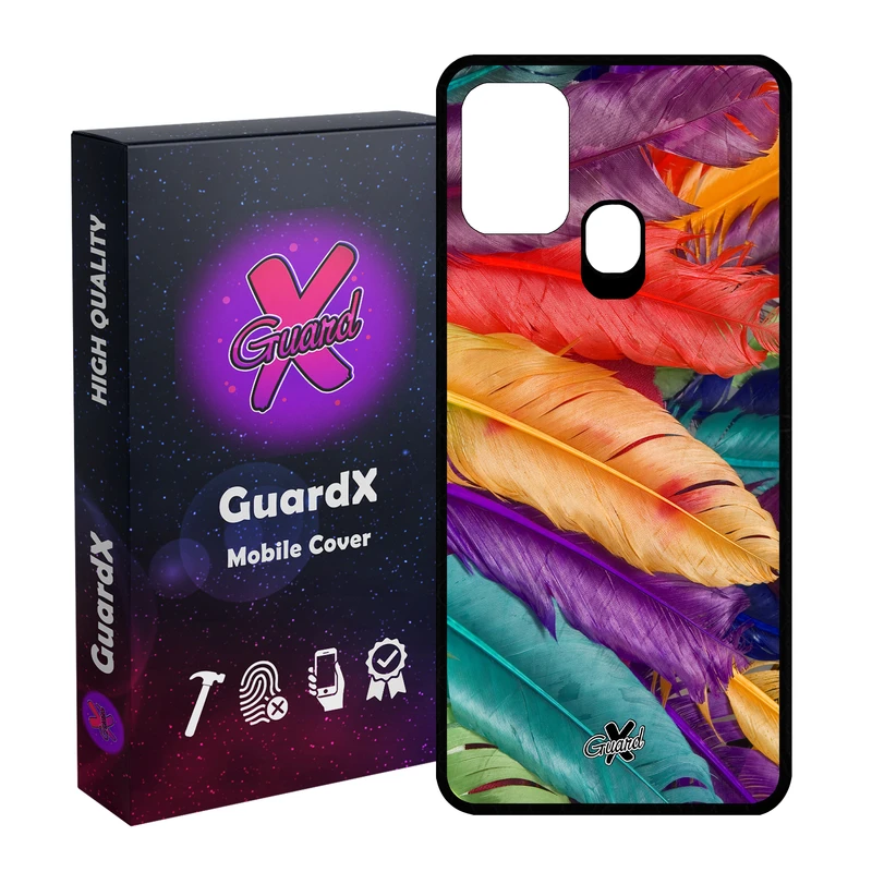 کاور گارد ایکس طرح Feather مدل Glass10180 مناسب برای گوشی موبایل سامسونگ Galaxy M31 / M31 Prime / F41