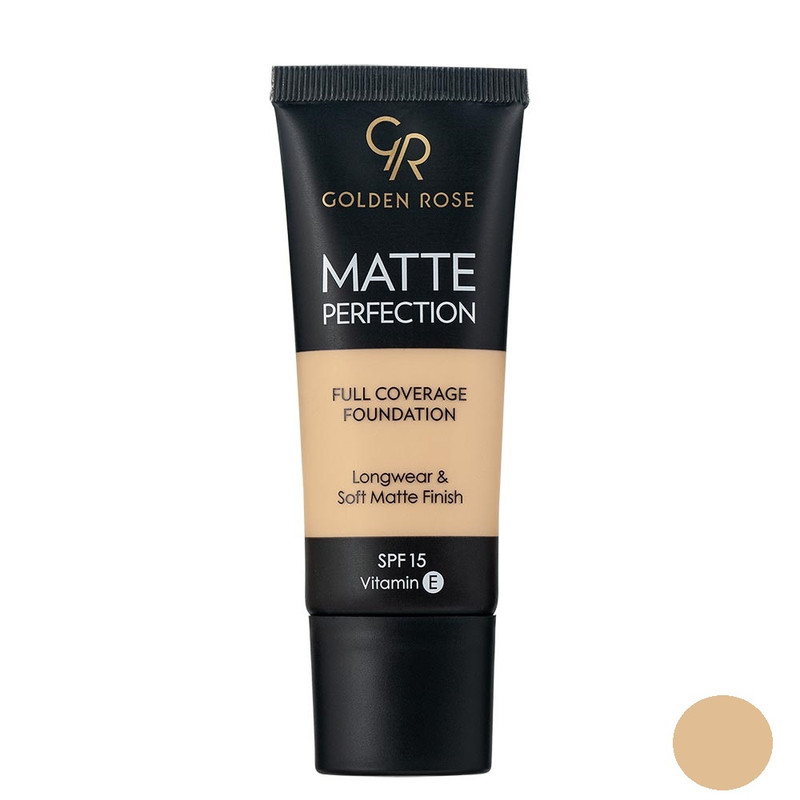کرم پودر گلدن رز مدل   Matte Perfection  شماره n2 حجم 35 میلی لیتر