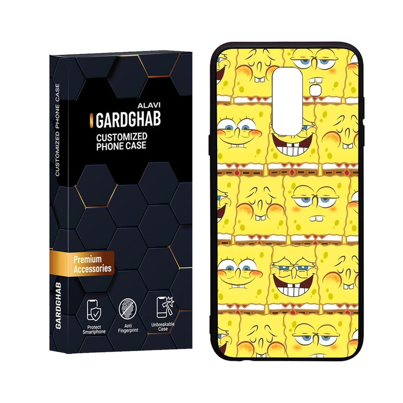 کاور گارد قاب علوی مدل Glass مناسب برای گوشی موبایل سامسونگ Galaxy A6 Plus