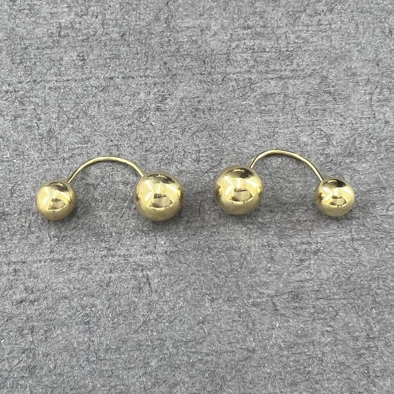 گوشواره طلا 18 عیار زنانه دوست خوب مدل dk562 - 3