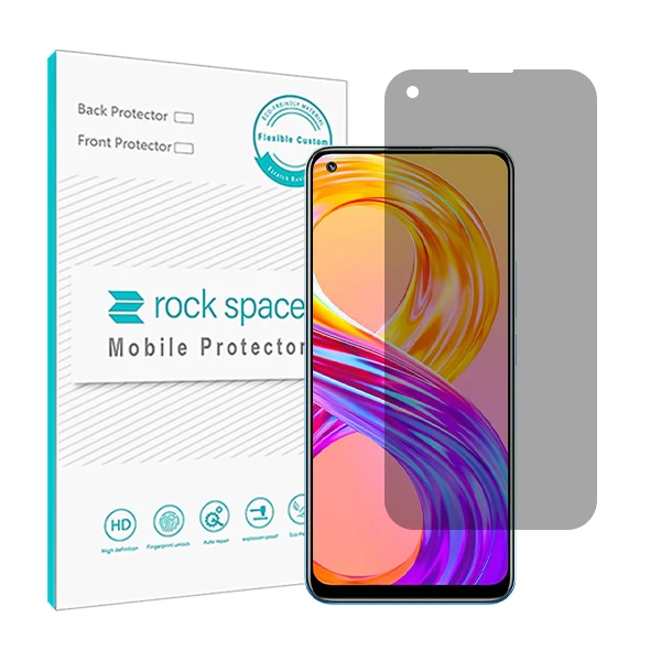 محافظ صفحه نمایش حریم شخصی راک اسپیس مدل HyPRV مناسب برای گوشی موبایل ریلمی 8 Pro