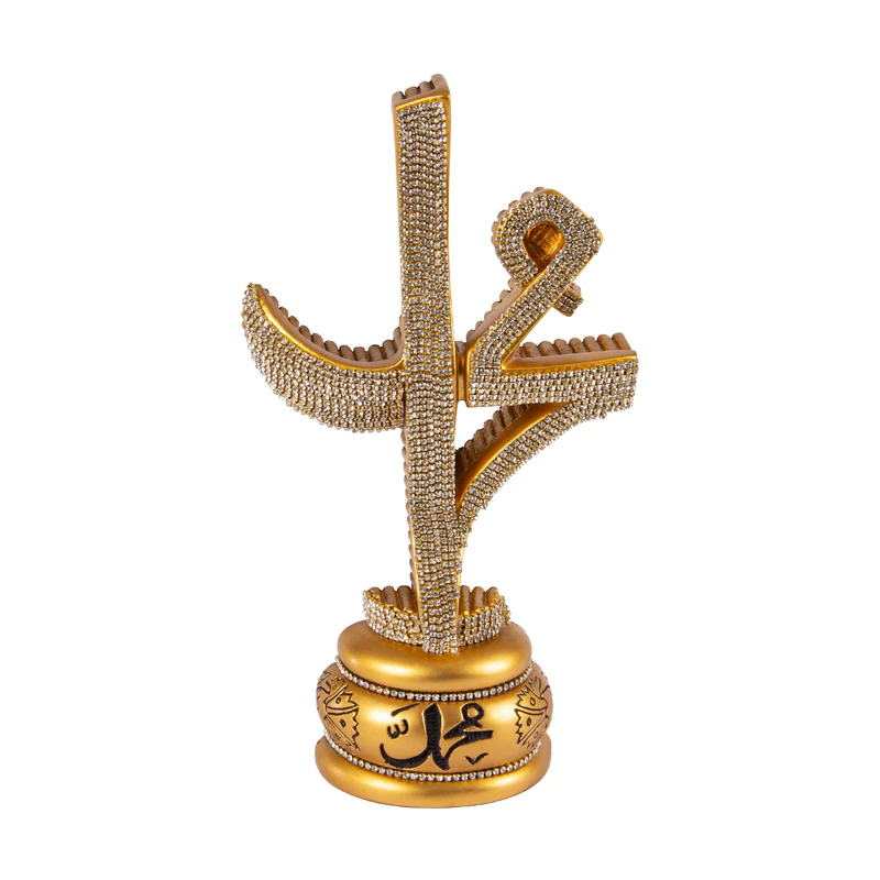 مجسمه گلد کیش مدل اسماء متبرکه سایز بزرگ کد GK5751