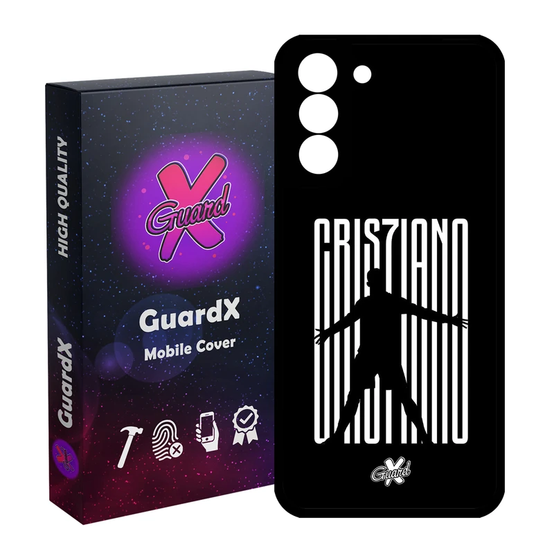 کاور گارد ایکس طرح CR7 مدل Glass10115 مناسب برای گوشی موبایل سامسونگ Galaxy S21 FE