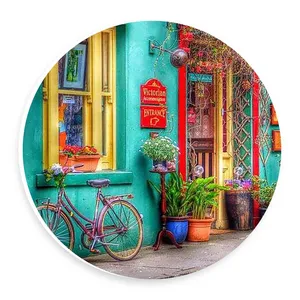 دیوارکوب طرح دوچرخه و کوچه مدل wtb221