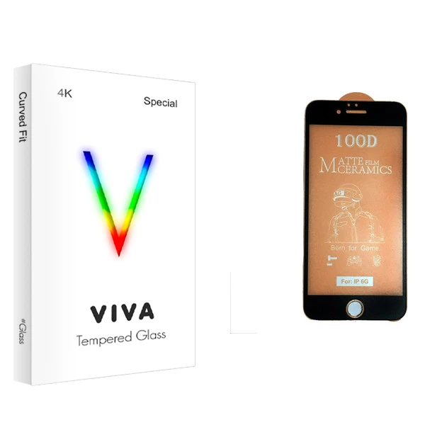 محافظ صفحه نمایش مات ویوا مدل 4K مناسب برای گوشی موبایل اپل iphone 6/6S