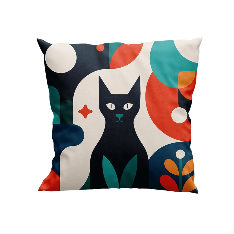 کوسن پاد آفرین مدل گربه فانتزی کد DKK1183