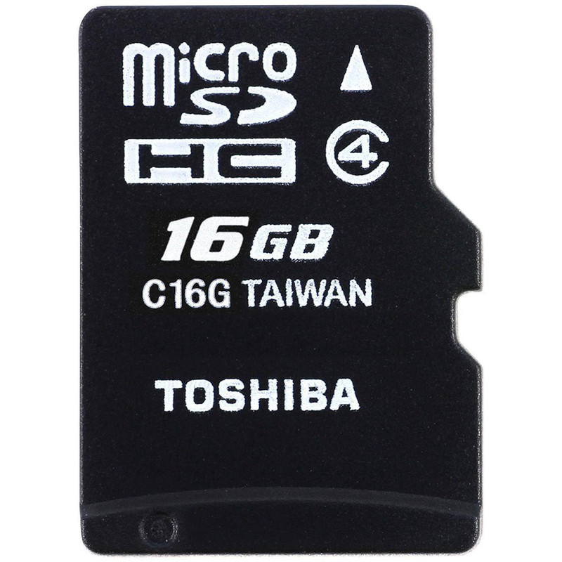 کارت حافظه microSDHC توشیبا مدل M102 کلاس 4 همراه با آداپتور SD ظرفیت 16 گیگابایت