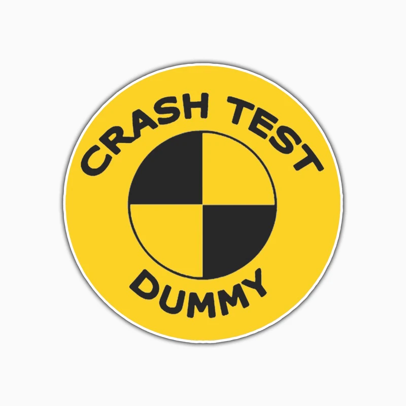 استیکر لپ تاپ و موبایل بووم طرح تست تصادف BMW کد CP18