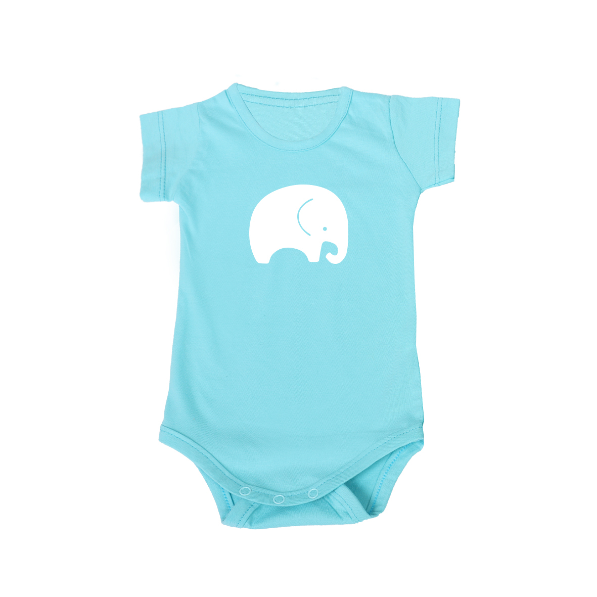 بادی آستین کوتاه نوزادی مدل فیل کد fil-b-2