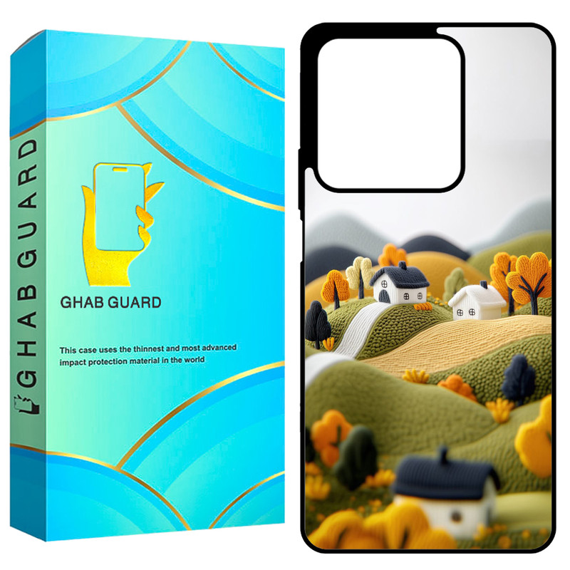 کاور قاب گارد طرح خونه مدل GCHPN134 مناسب برای گوشی موبایل شیائومی Redmi Note 13 4G