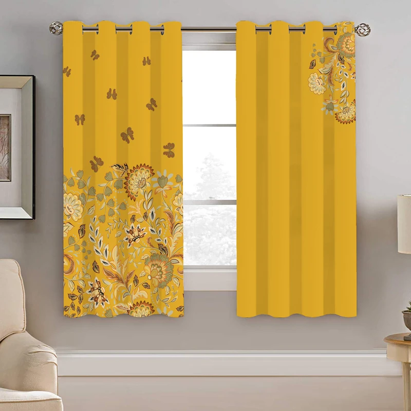 پرده نیروانا طرح سنتی مدل مخمل کد 4907 سایز 140×200 سانتی متر