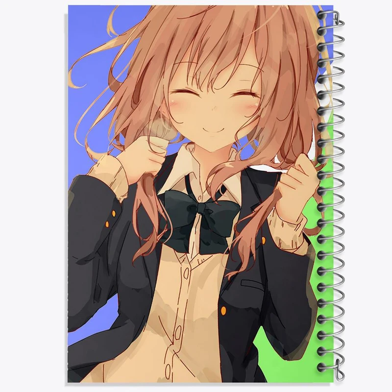 دفتر شطرنجی 50 برگ خندالو طرح شوکو نیشیمیا انیمه سایلنت ویس A Silent Voice کد 15829