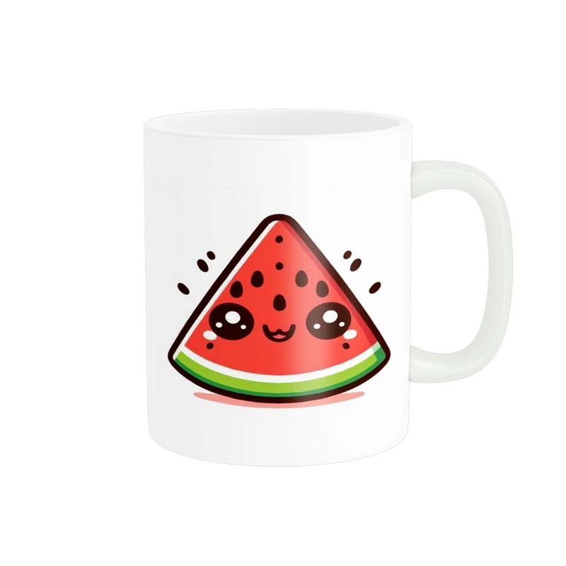 ماگ پادآفرین مدل یلدایی شب یلدا شب چله طرح انار و هندوانه کد p2654