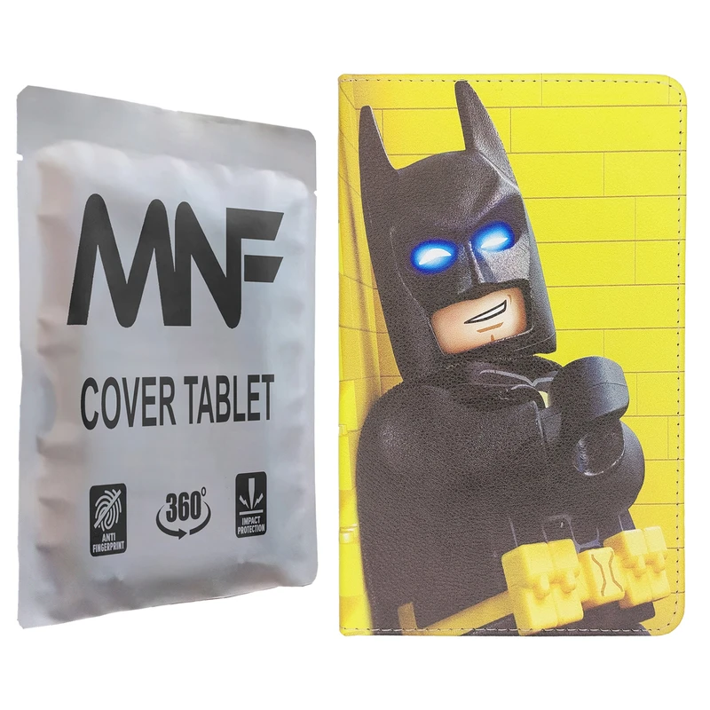 کیف کلاسوری ام ان اف طرح لگو بتمن کد M-361 مناسب برای تبلت سامسونگ Galaxy Tab A9 / X115