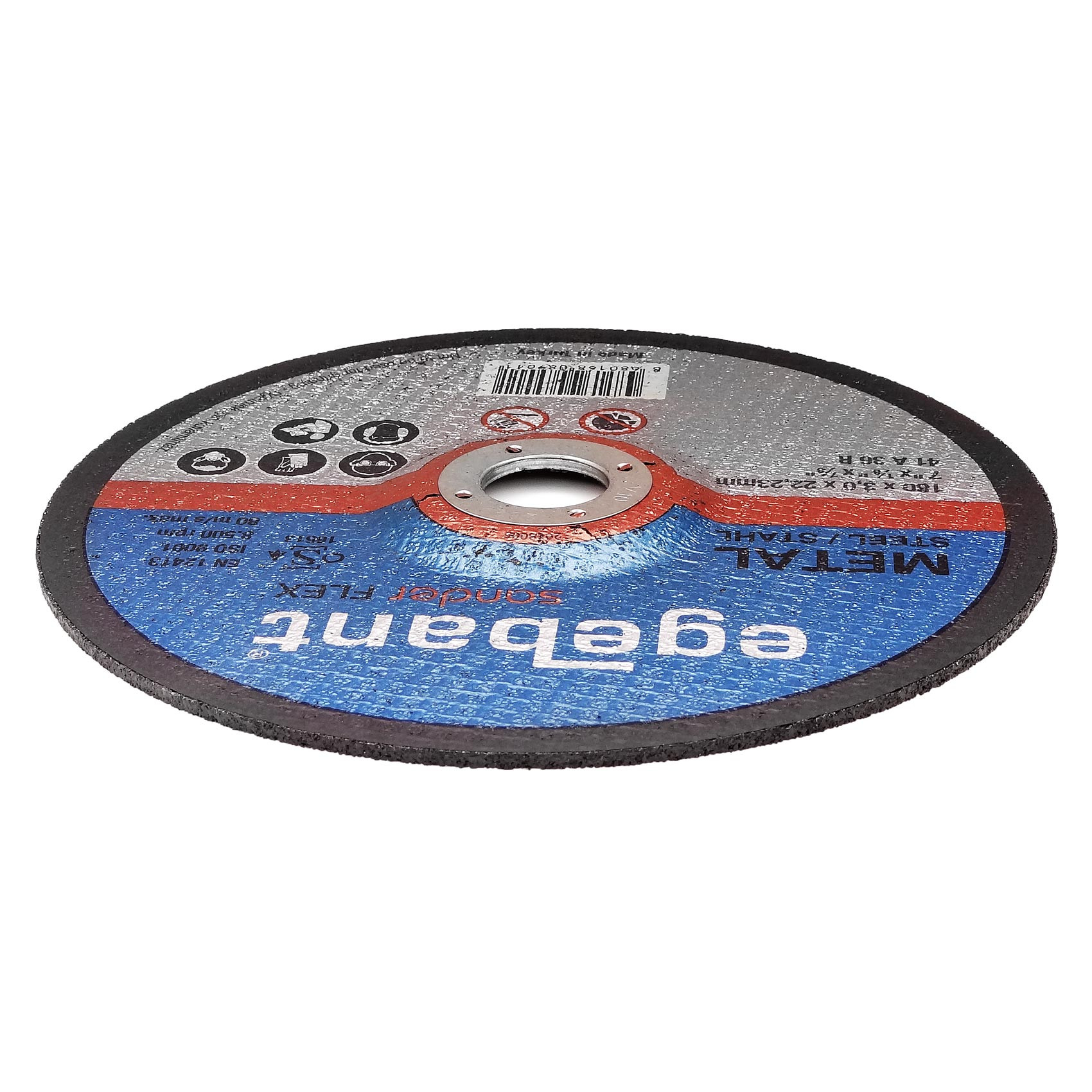 صفحه برش آهن اگبانت مدل MMA-180x30-3  مجموعه 3 عددی