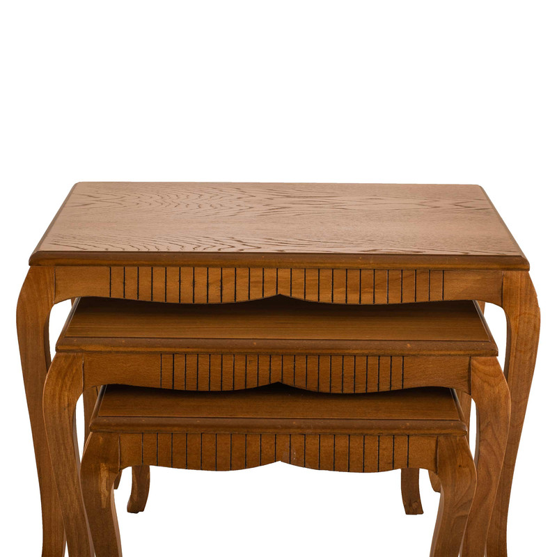 میز پذیرایی کد 3-TGA100/4-BR مجموعه 3 عددی