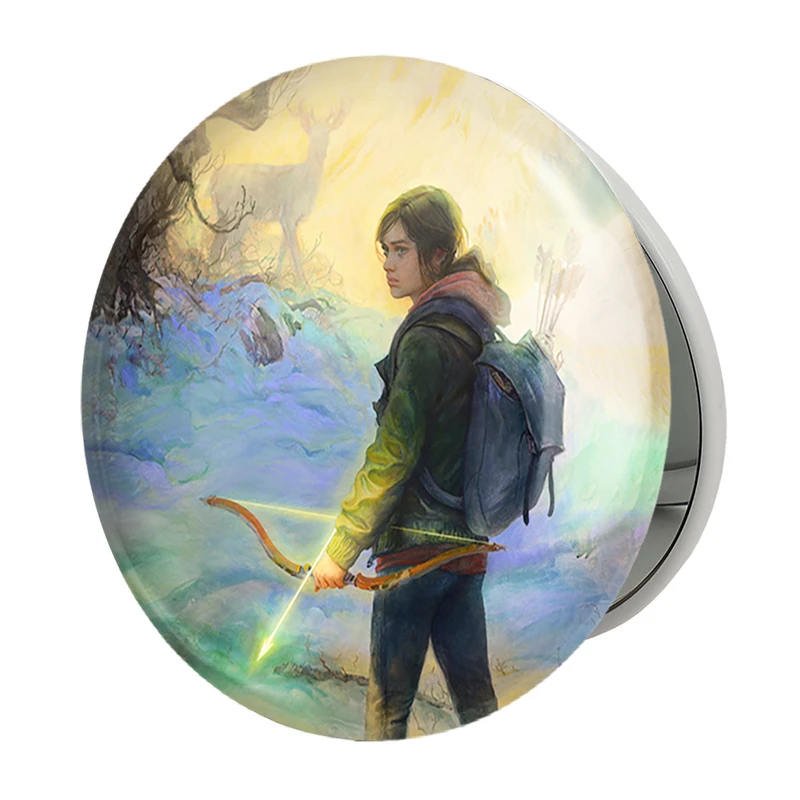 آینه جیبی خندالو طرح بازی آخرین بازمانده از ما (The Last Of Us) مدل تاشو کد 31713