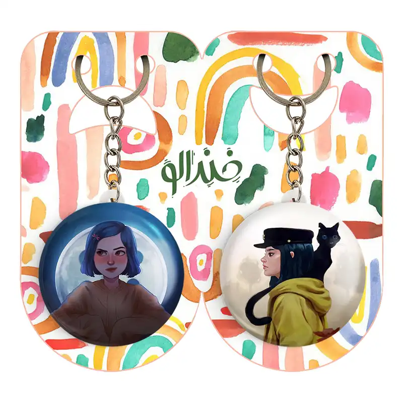 جاکلیدی خندالو مدل کورالاین Coraline کد 2079320798 مجموعه 2 عددی