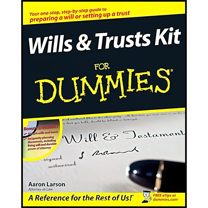 کتاب Wills and Trusts Kit For Dummies اثر Aaron Larson انتشارات For Dummies