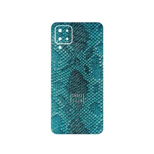 MAHOOT Blue Snake Skin Cover Sticker for Samsung Galaxy M12
