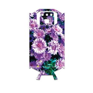 MAHOOT Purple-Flower Cover Sticker for Doogee S70