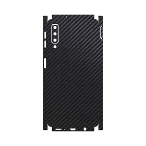 MAHOOT Black-Carbon-Fiber-FullSkin Cover Sticker for Samsung Galaxy A7 2018