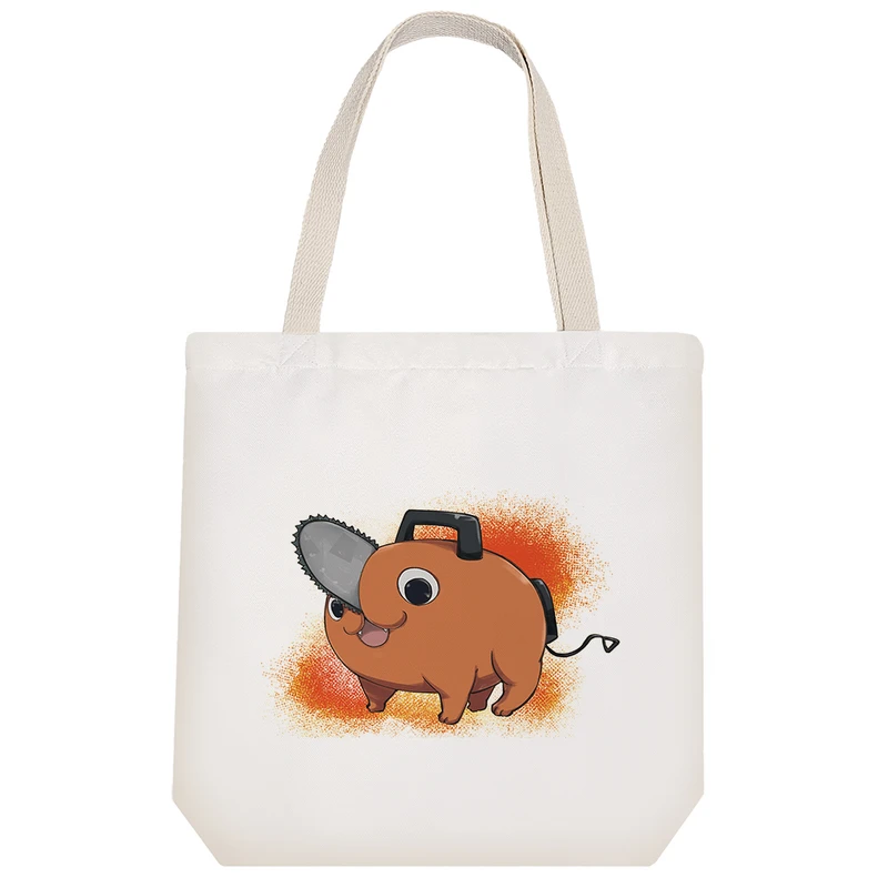 ساک خرید خندالو مدل پوچیتا انیمه مرد اره ای کد 2135