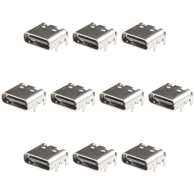 كانكتور مادگی USB-C مدل 16Pin-USB3.1 بسته 10 عددی
